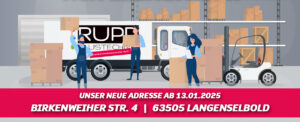 Wir sind umgezogen! Unser neue Adresse lautet: Birkenweiher Str. 4, 63505 Langenselbold